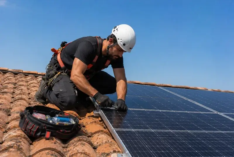 Maintenance et monitoring de panneaux solaires à Soufflenheim